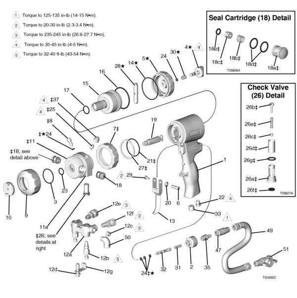 vue eclatée pistolet graco